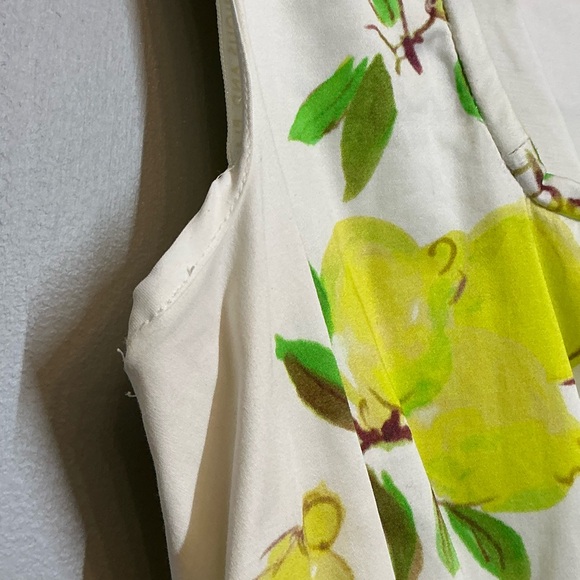 Kate Spade Lyric Lemon Print Sleeveless Dress - Picture 5 of 7